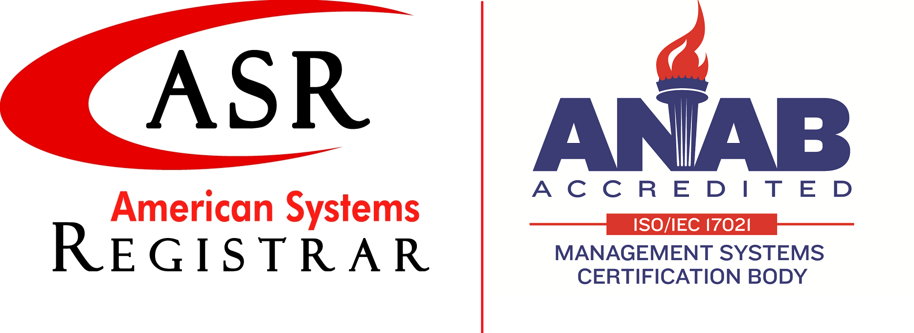 ASR ANAB Logo for ISO registration